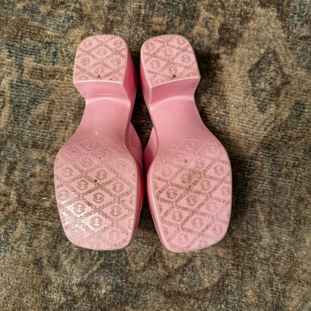Jeffrey Campbell Bubblegum Platform Jelly Sandal - Picture 5 of 9